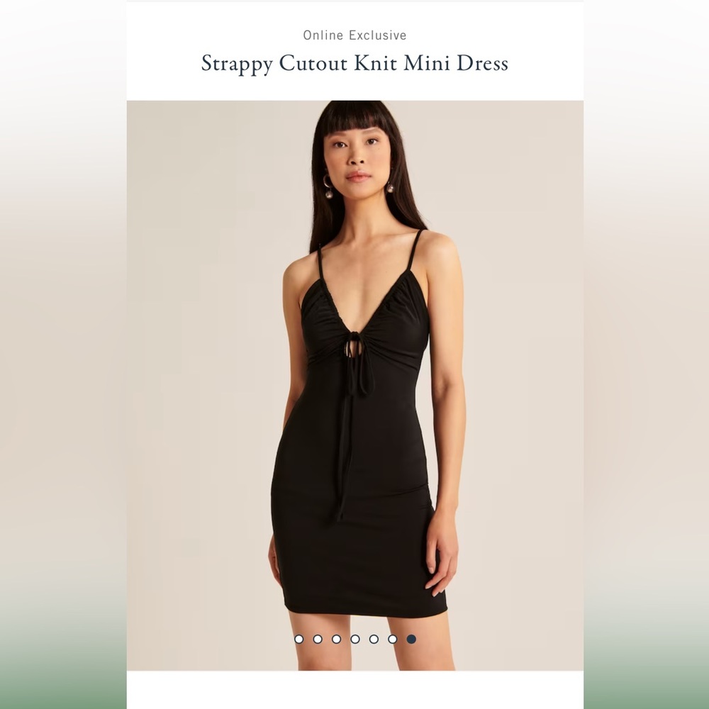 Strappy Cutout Knit Mini Dress